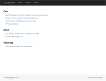 Tablet Screenshot of gregwessels.com